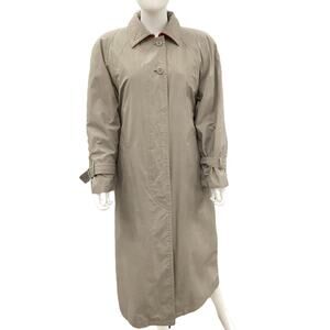 Vintage London Fog Coat Women’s Size 6 Removable Feather Filled Lining Hoodless